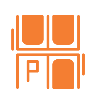 Integrated parking allocation icon