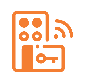 Facility and amenity access icon