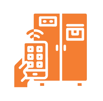 Smart locker delivery integration icon