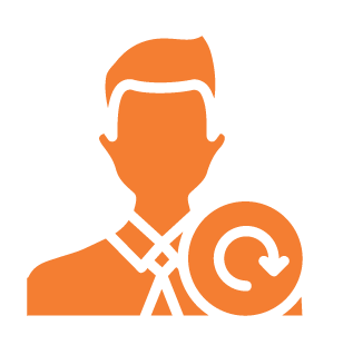 Recurring staff profiles icon