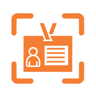 Visitor ID and photo log icon