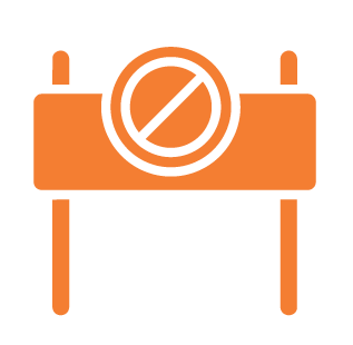 Contractor access restriction icon