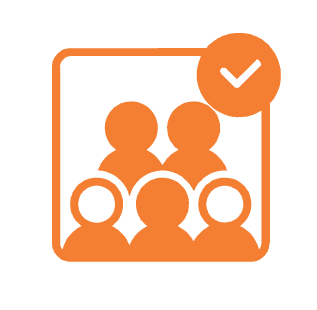 Security screening and identity verification icon