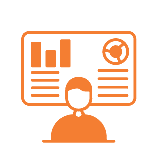 Real-time crowd flow dashboard icon